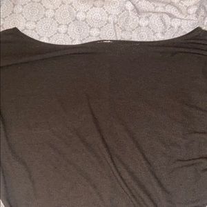 green off the shoulder top